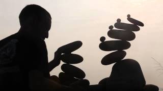 Live Rock Balancing by Gravity Meditation Sound by DAB  Initialized [upl. by Ataymik644]