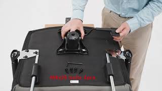 DJWang Office Chair Assembly Video updated [upl. by Hylan]