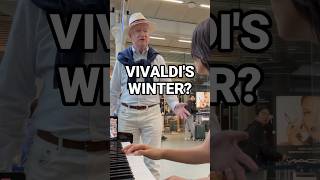 He asked to play Winter of Vivaldi violin music [upl. by Nalda]