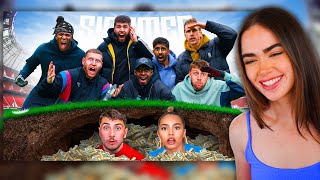 Rose Reacts to SIDEMEN VS 40 YOUTUBERS ULTIMATE HIDE amp SEEK [upl. by Carolus]