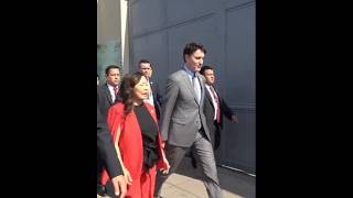 Canadian Prime Minister Justin Trudeau attends the APEC CEO Summit in Lima [upl. by Anitrak418]