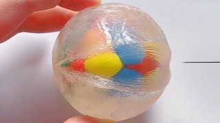 ASMR✨Cutting the transparent tape ball super stress relief 丨Relax and relieve stress [upl. by Forest]