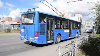 Trolleybus in Ulaanbaatar [upl. by Sherlocke442]