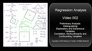 Distinguishing between Explanatory and Extraneous Variables Correlation and Multicollinearity [upl. by Ayor]