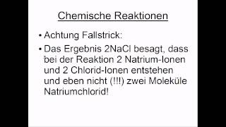 Chemische Reaktionen [upl. by Jarad]