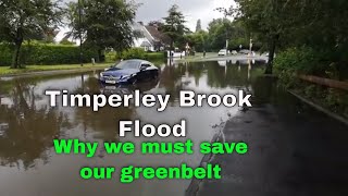 Timperley Brook Floods [upl. by Syah754]