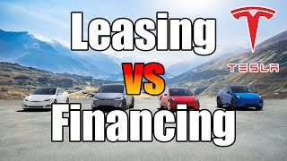 Should you LEASE or FINANCE a Tesla Pros amp Cons [upl. by Forrer]