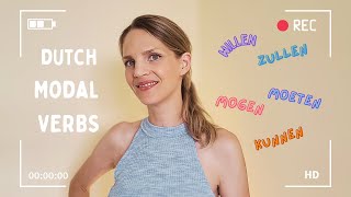 Dutch Modal Verbs learndutch A1A2 Modale Werkwoorden [upl. by Barta991]