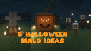 Minecraft 🎃 5 Bauideen für das Halloween 🧛 [upl. by Madelene474]