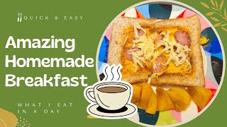 QUICK amp EASY BREAKFAST breakfast breakfastideas simplerecipe diy satisfying shorts [upl. by Nera]