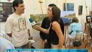 artedvcom  Academia de Pintura Decinti Villalón entrevista de Telemadrid [upl. by Annod]