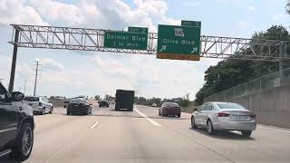 I170 SOUTH AIRPORT TO BRENTWOOD IN ST LOUISASMR [upl. by Stephens580]