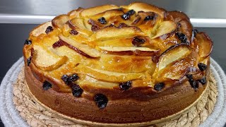 Gâteau aux pommes et à la crème pâtissière [upl. by Anaele]