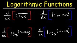 Derivative of Logarithmic Functions [upl. by Odille]