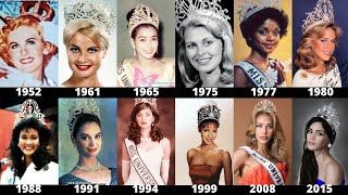 ALL Miss Universe Crowning Winners 19522022  original footage [upl. by Dasi]