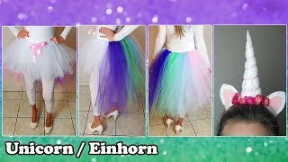 DIY Unicorn  Einhorn  Costume  Kostüm [upl. by Andromede543]