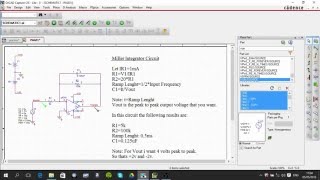 Integrator Circuit using pspice [upl. by Onaivlis]