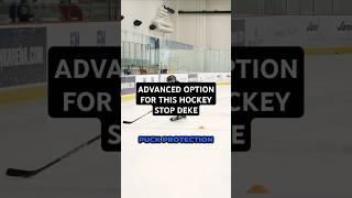 ADVANCED OPTION FOR THIS HOCKEY STOP DEKE hockeydevelopment hockeytraining [upl. by Ahsille283]