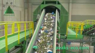 Waste sorting plant MBT plant＋Composting the best waste recycling system Peakseco [upl. by Stretch]