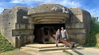 Vanlife France  WW2 Normandy  Arromanches Les Bains And Longues Sur Mer [upl. by Annaeirb506]