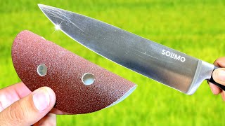 Knife Like Razor Sharp  Sharpen Your Knife in 2 Minutes With This Tool [upl. by Leamse]