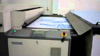 Thieme 5060 screen printing line [upl. by Irmina393]