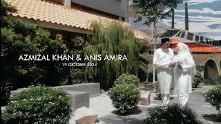 AZMIZAL KHAN amp ANIS AMIRA  SOLEMNIZATION  RECEPTION  MALAY WEDDING [upl. by Hsetirp]