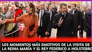 Los momentos más emotivos de la visita de la reina María y el rey Federico a Holstebro [upl. by Radie]