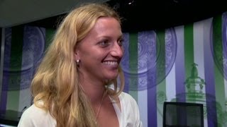 Kvitova describes perfect match [upl. by Altheta]