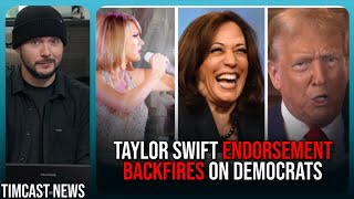 Taylor Swift Endorsement BACKFIRES ON DEMOCRATS Polls Show Voters LESS LIKELY To Vote Harris [upl. by Annait]