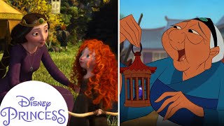 Best Mom Moments From The Disney Princesses  Disney Princess [upl. by Darbie868]