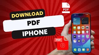 How to Download a PDF on iPhone in 2024 [upl. by Griffiths]