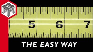 How to Read a Tape Measure  REALLY EASY [upl. by Selwyn47]