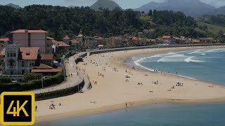 Playa de Santa Marina Ribadesella Playas de Asturias 4K [upl. by Aiem]