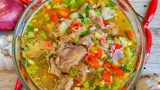 Bisaya Style Beef Hinalang Halang  Halang Recipe [upl. by Meesaw]