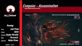 Master the Art of Warframe Deimos Exequias Assassination [upl. by Eidnak]