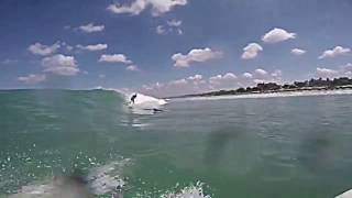 Kneeboard Surfing Bali Legian Beach 2016 [upl. by Kendy923]