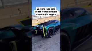 Le Mans race car switch from electric to combustion engine viral cars lemans [upl. by Noired]