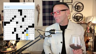 Its the Friday NYT Crossword Why Not Solve Together ☺️ Come In Take A Sip amp WINE DOWN 🍷 [upl. by Adiene]