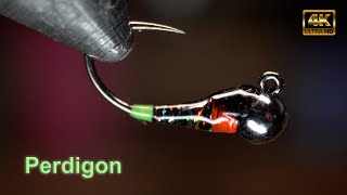 Perdigon Fly 4K  Simple Euro Nymphing Fly  McFly Angler Tying Session [upl. by Sakiv]