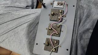 1 switch 3 plug board connection [upl. by Amund707]