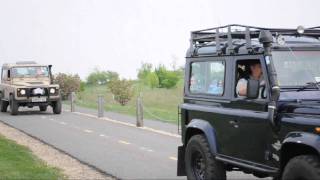 Land Rover CONVOY for HEROES 2011 Heritage Motor Centre Gaydon [upl. by Aeriell]