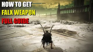 How to get Falx Weapon amp Hornsent Armor Set Elden Ring [upl. by Rellek337]