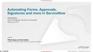 Automating Forms Approvals Signatures and more in ServiceNow [upl. by Hagai]