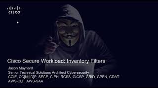 Cisco Secure Workload Inventory Filters [upl. by Vita458]