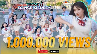 Mừng 1000000 views Schannel Tiktok Dance ver không Edit ai kêu edit cũng không Edit…gét gô [upl. by Yrokcaz577]