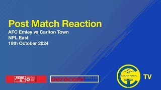 Emley Post Match Reaction [upl. by Kroll703]