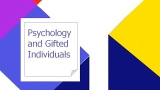 Psychology of Gifted Adults Part 2 [upl. by Atel]