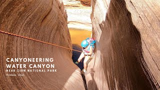 A Quick Guide to Canyoneering Water Canyon near Zion National Park Utah [upl. by Neeliak]