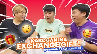 KABOGAN NA EXCHANGE GIFT PINABONGGA AT LEVEL UP  BEKS BATTALION [upl. by Llywellyn]